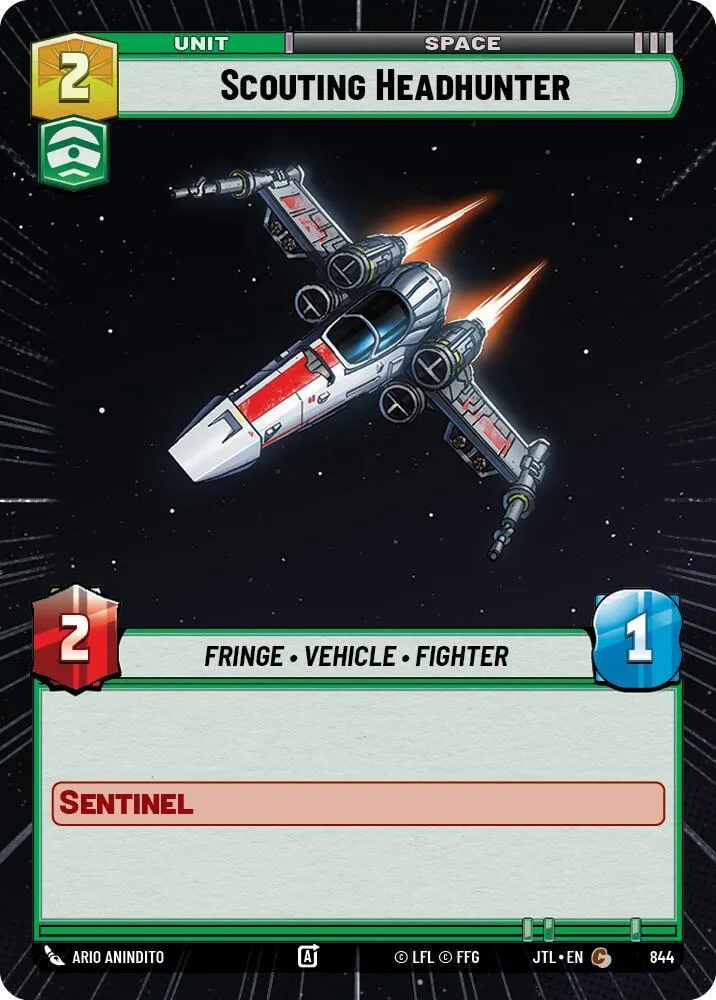 Chasseur de Têtes en Repérage — Jump to Lightspeed — Star Wars: Unlimited