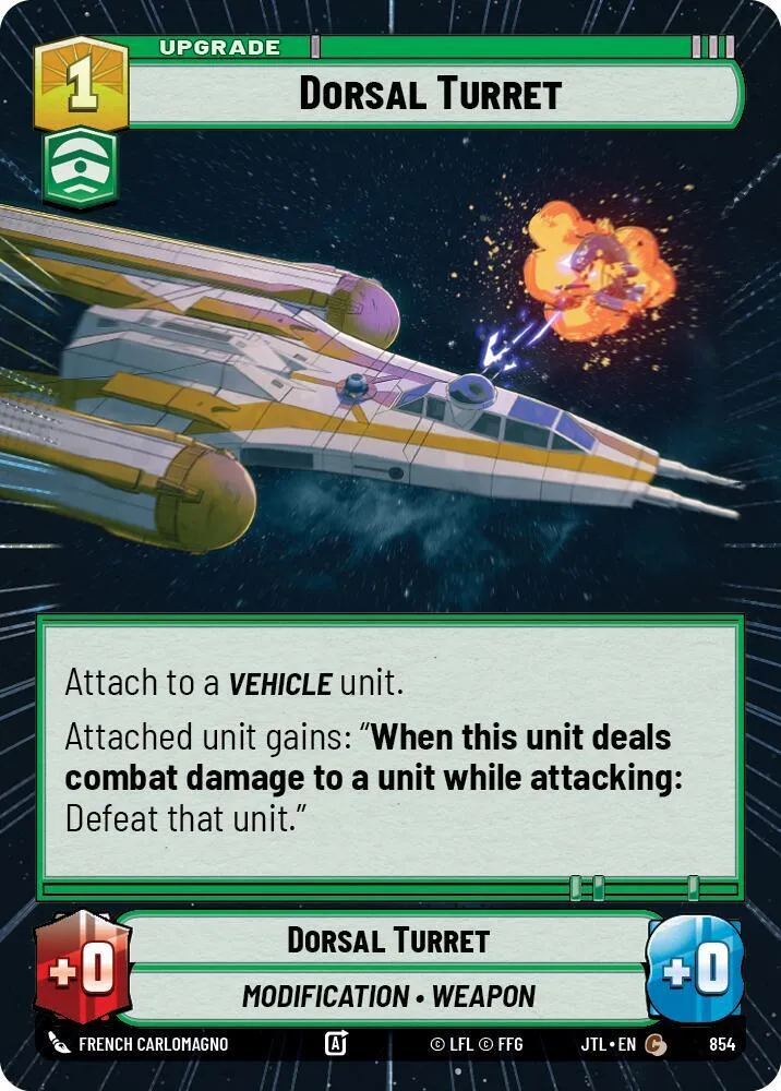Tourelle Dorsale — Jump to Lightspeed — Star Wars: Unlimited