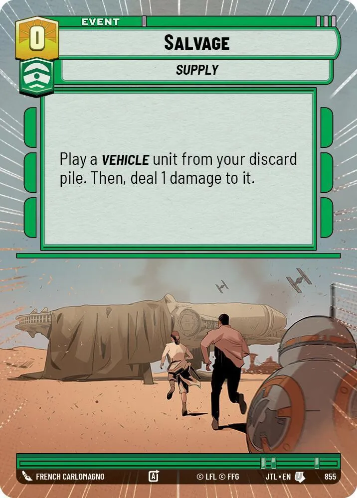 Salvage — Jump to Lightspeed — Star Wars: Unlimited