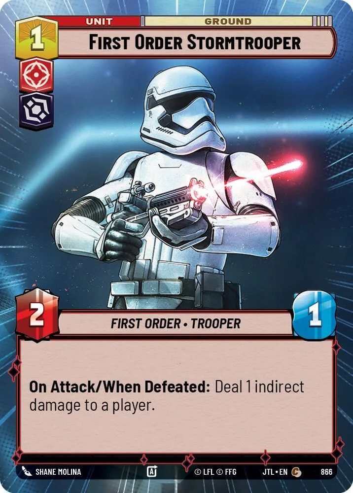 First Order Stormtrooper — Jump to Lightspeed — Star Wars: Unlimited