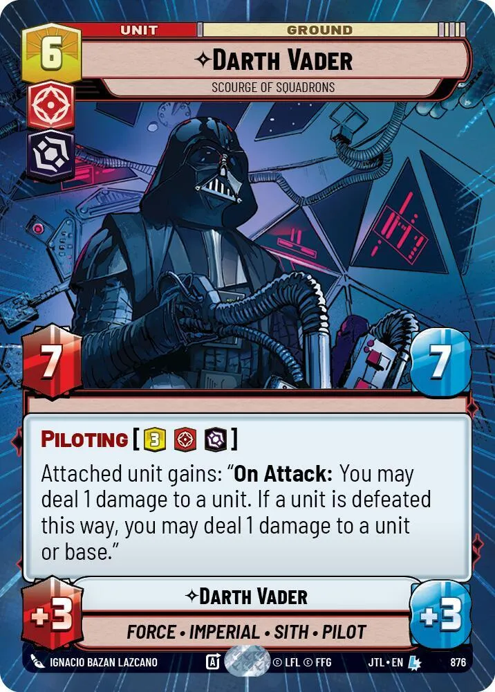 Darth Vader - Scourge of Squadrons — Jump to Lightspeed — Star Wars: Unlimited