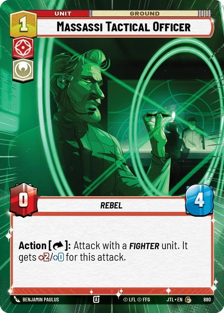 Officier Tactique Massassi — Jump to Lightspeed — Star Wars: Unlimited