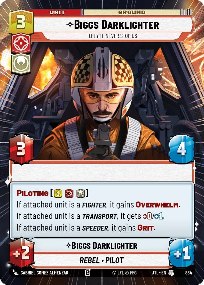 Biggs Darklighter - Ils Ne Nous Arrêteront Jamais — Jump to Lightspeed — Star Wars: Unlimited