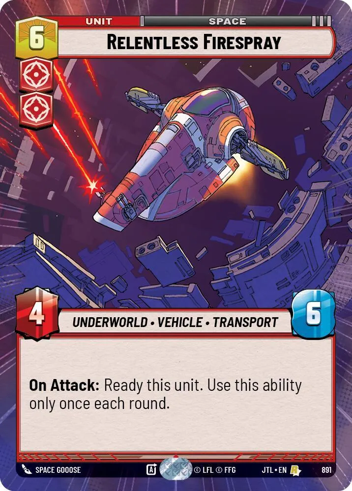 Firespray Acharné — Jump to Lightspeed — Star Wars: Unlimited