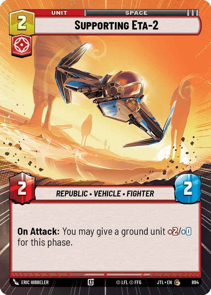 Supporting Eta-2 — Jump to Lightspeed — Star Wars: Unlimited