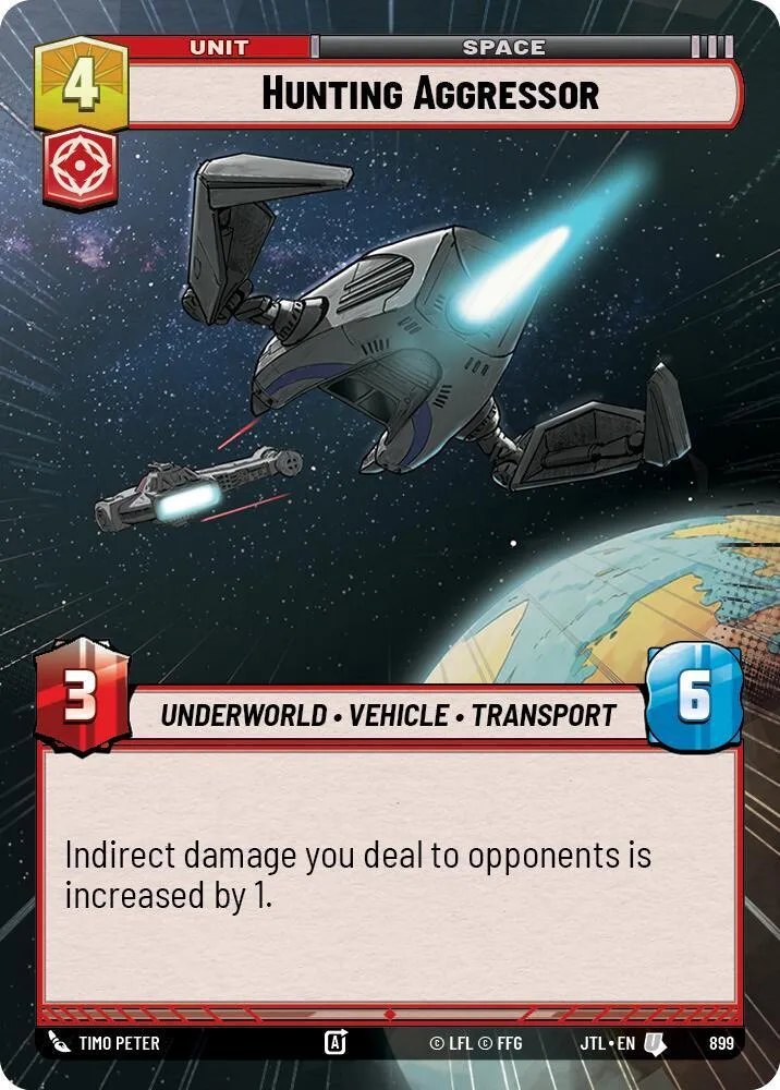 Aggressor en Chasse — Jump to Lightspeed — Star Wars: Unlimited