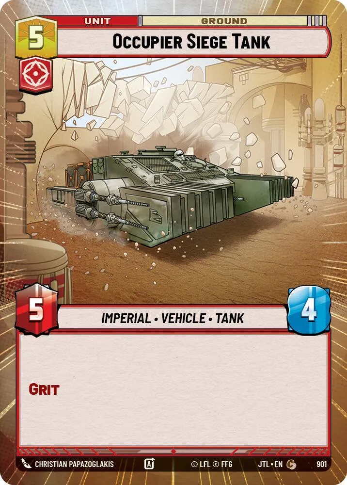 Char de Siège Occupier — Jump to Lightspeed — Star Wars: Unlimited