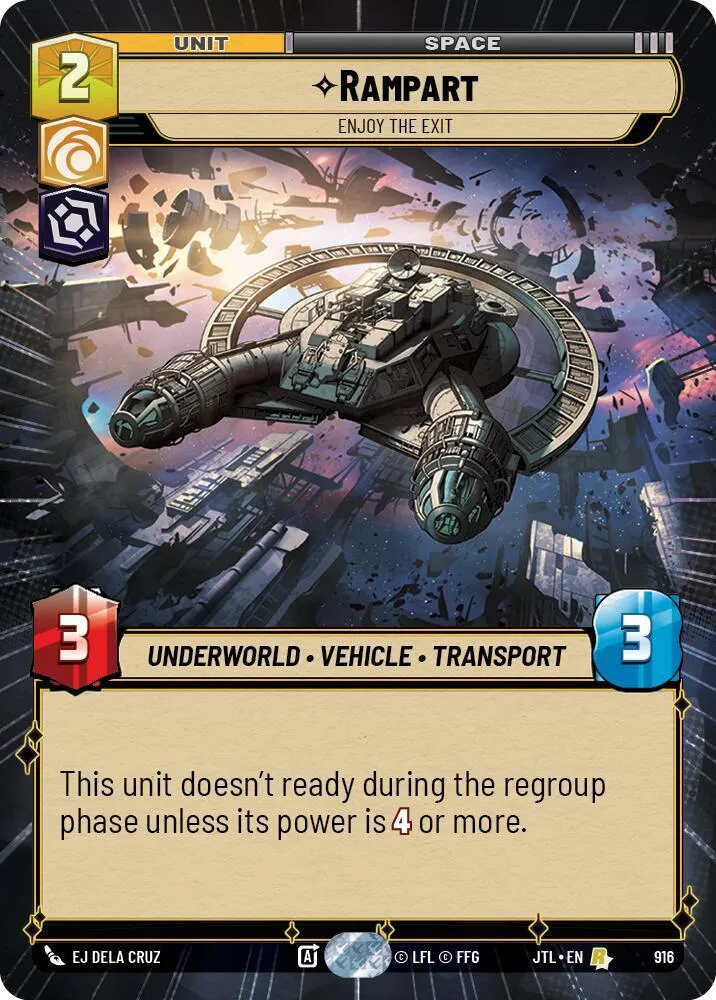 Rampart - Profitez De La Sortie — Jump to Lightspeed — Star Wars: Unlimited