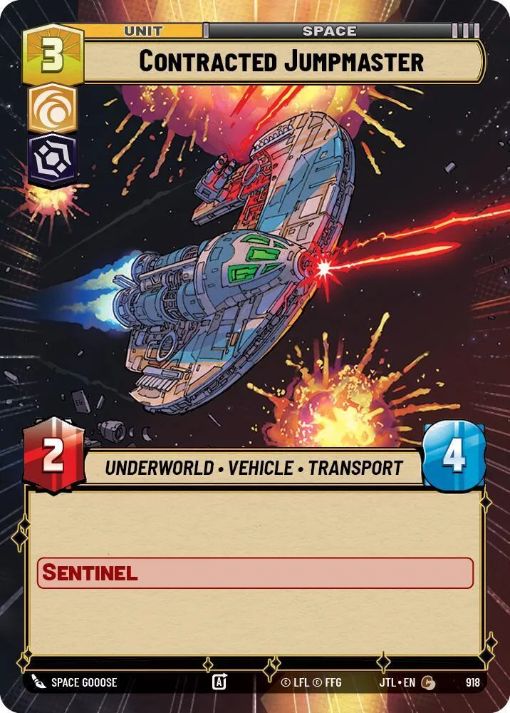 Contracted Jumpmaster — Jump to Lightspeed — Star Wars: Unlimited