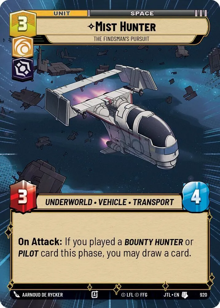 Mist Hunter - La Poursuite Du Trouveur — Jump to Lightspeed — Star Wars: Unlimited