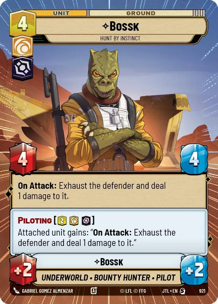 Bossk - Instinct De Chasse — Jump to Lightspeed — Star Wars: Unlimited