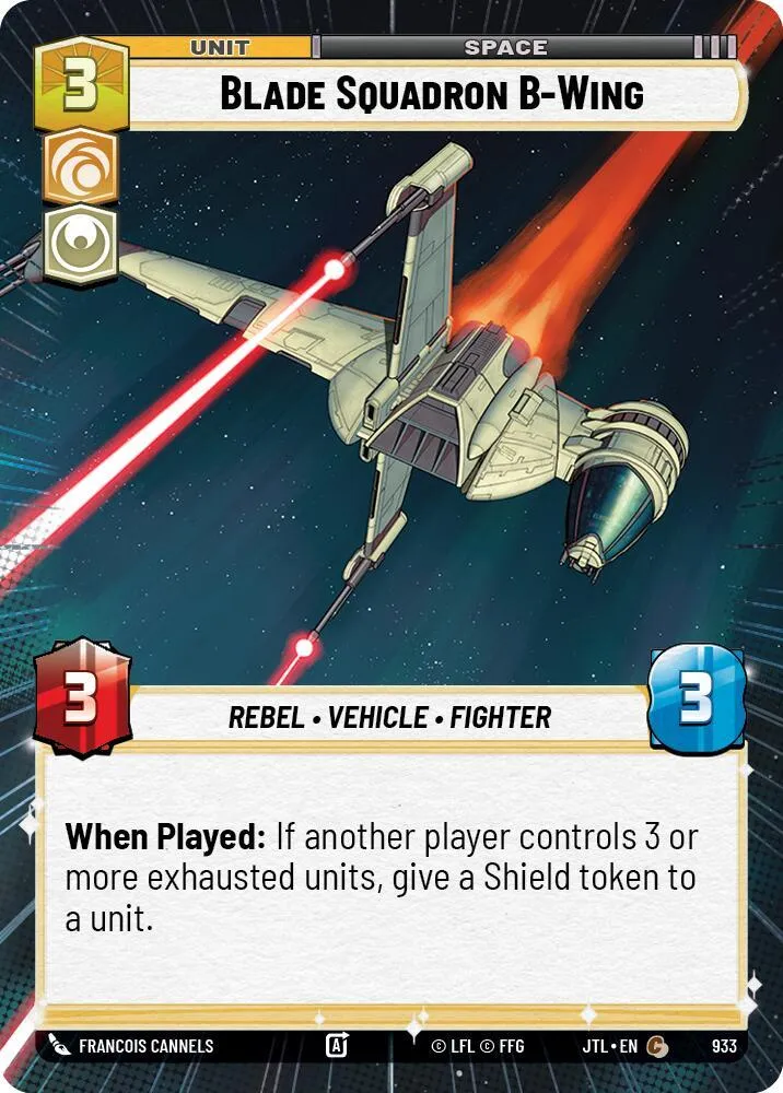 B-Wing de l'Escadron Blade — Jump to Lightspeed — Star Wars: Unlimited