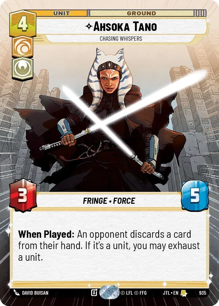 Ahsoka Tano - Pourchasse Des Murmures — Jump to Lightspeed — Star Wars: Unlimited