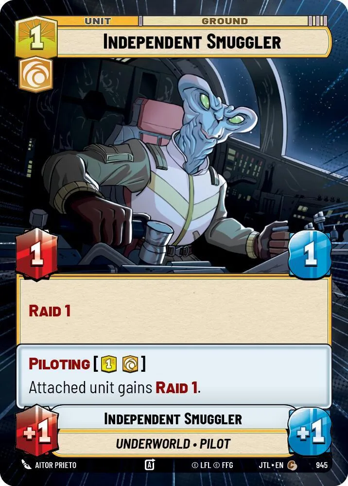 Independent Smuggler — Jump to Lightspeed — Star Wars: Unlimited