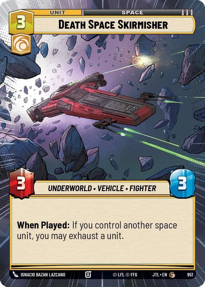 Tirailleur de l'Espace Funeste — Jump to Lightspeed — Star Wars: Unlimited