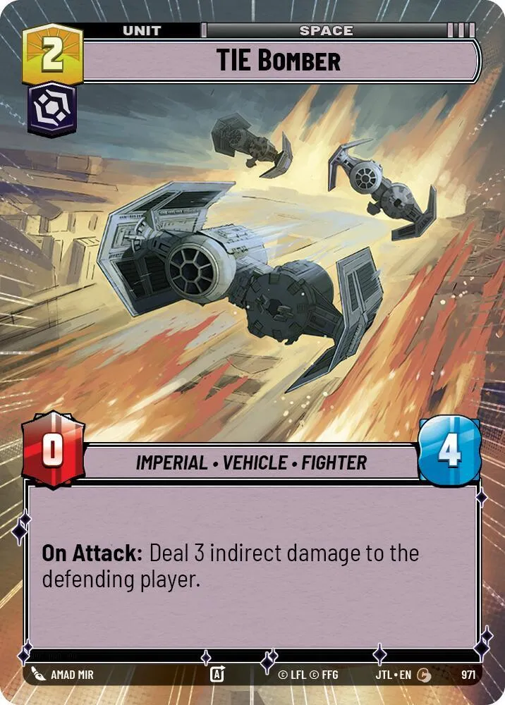 TIE Bomber — Jump to Lightspeed — Star Wars: Unlimited