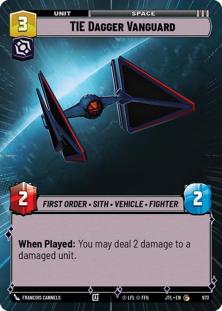 TIE Dagger Vanguard — Jump to Lightspeed — Star Wars: Unlimited