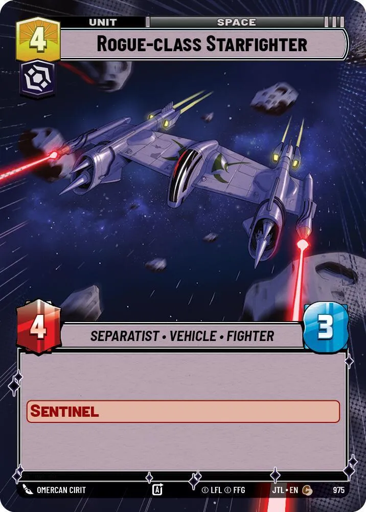 Rogue-class Starfighter — Jump to Lightspeed — Star Wars: Unlimited