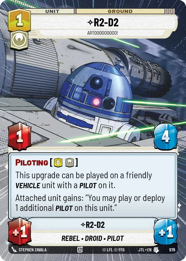 R2-D2 - Artooooooooo! — Jump to Lightspeed — Star Wars: Unlimited