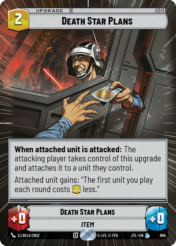 Death Star Plans — Jump to Lightspeed — Star Wars: Unlimited