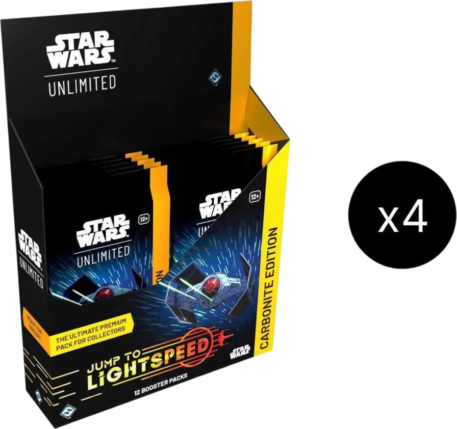 Jump to Lightspeed Carbonite Edition - Booster Case — Jump to Lightspeed — Star Wars: Unlimited