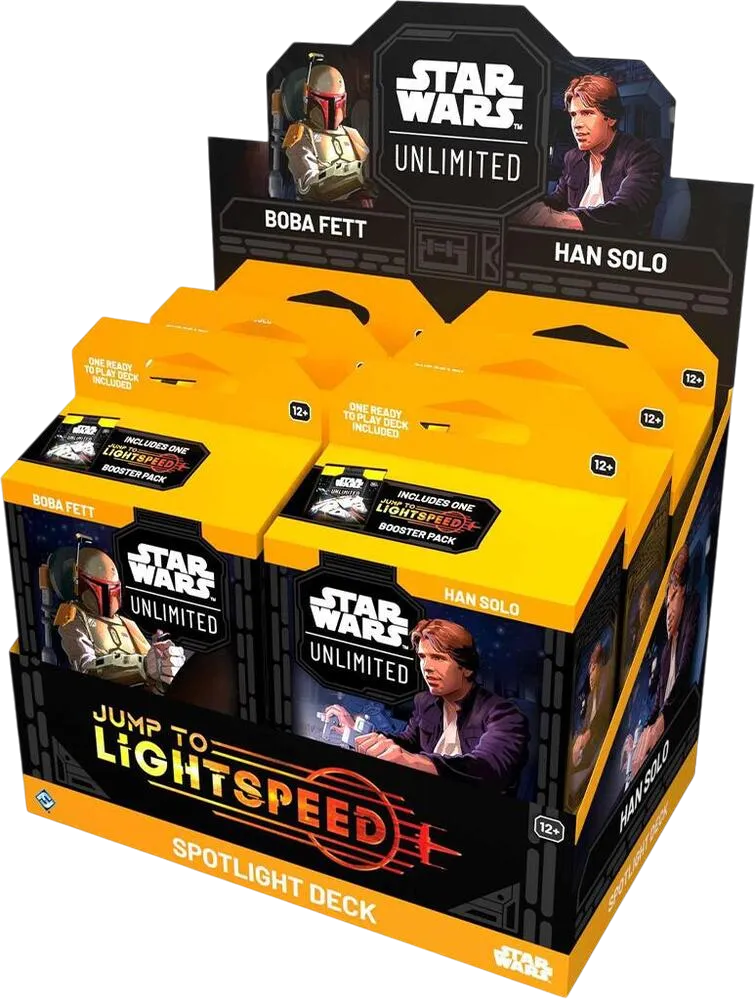 Display de Spotlight Decks Passage en Vitesse Lumière — Jump to Lightspeed — Star Wars: Unlimited
