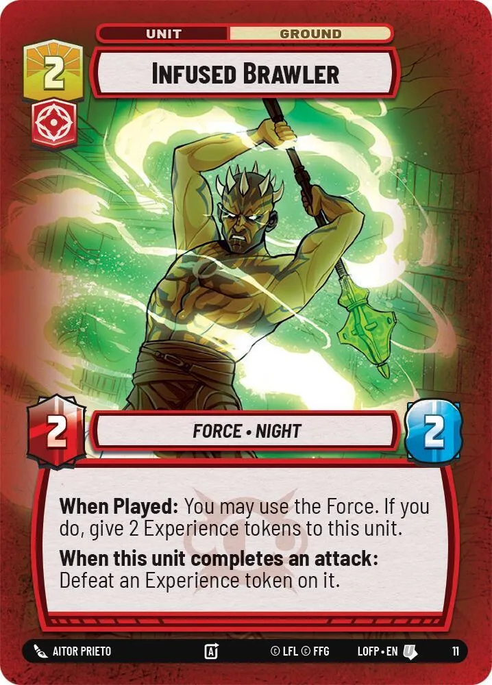 Infused Brawler — Legends of the Force: Weekly Play Promos — Star Wars: Unlimited