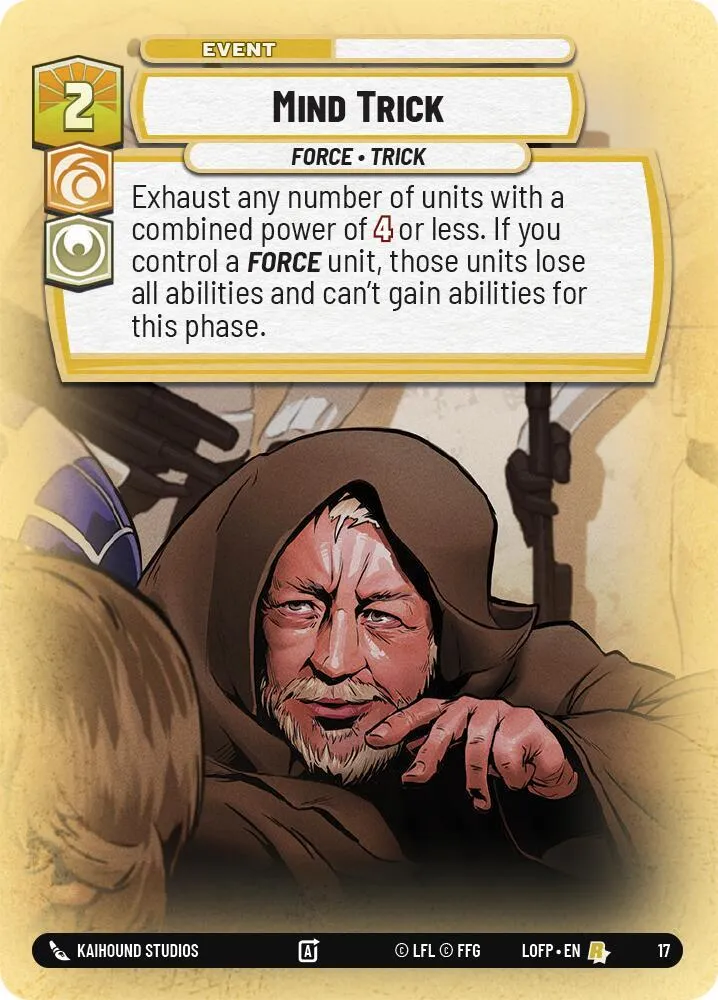 Mind Trick from Legends of the Force: Weekly Play Promos - Star Wars: Unlimited