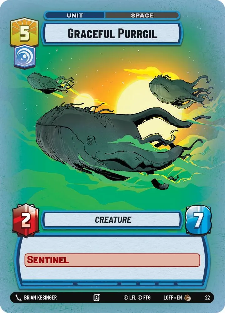 Graceful Purrgil — Legends of the Force: Weekly Play Promos — Star Wars: Unlimited