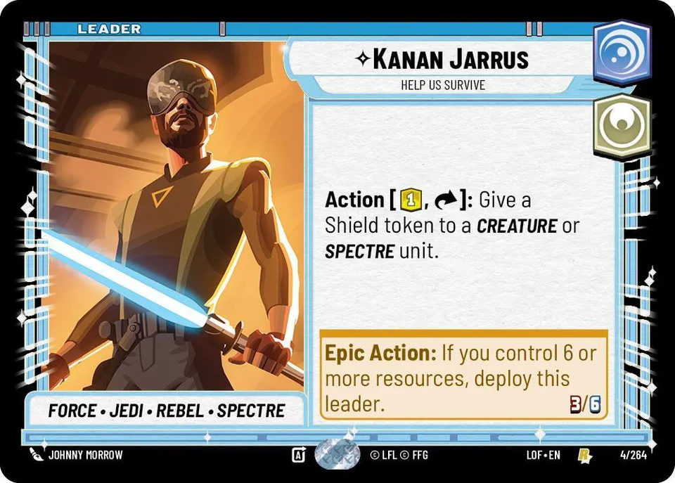 Kanan Jarrus - Help Us Survive from Legends of the Force - Star Wars: Unlimited