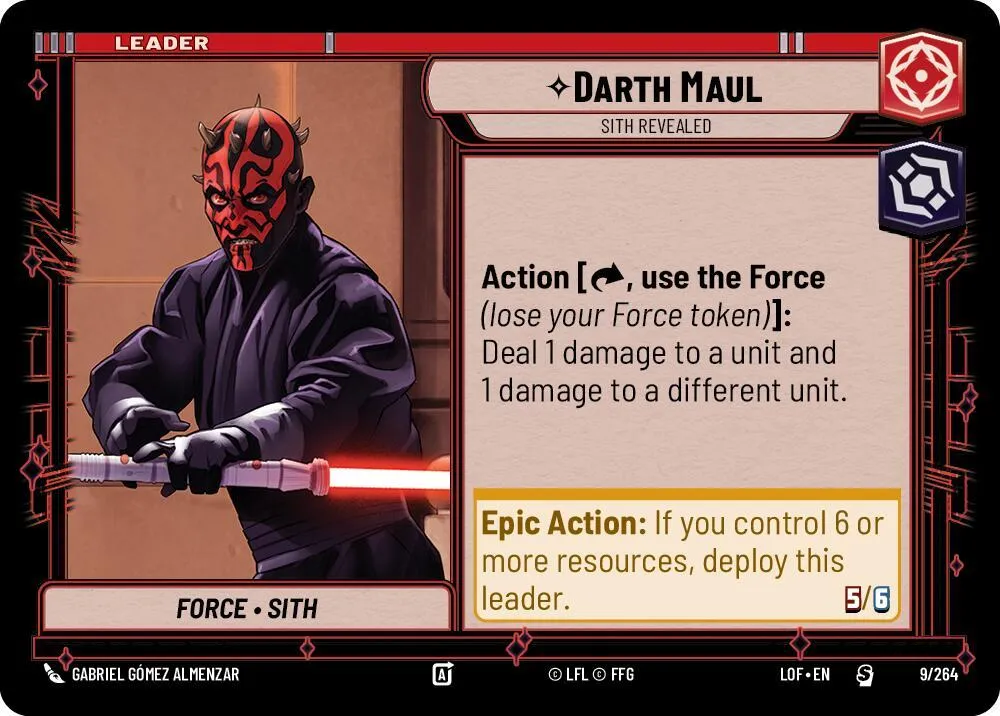 Darth Maul - Sith Revealed — Legends of the Force — Star Wars: Unlimited