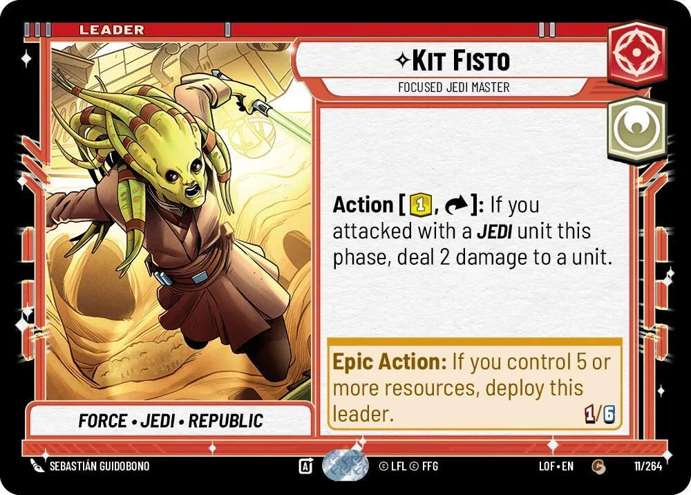 Kit Fisto - Focused Jedi Master — Legends of the Force — Star Wars: Unlimited