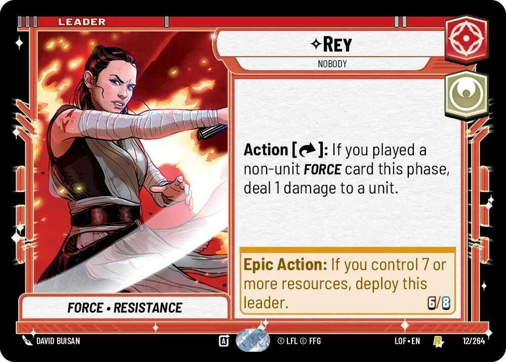 Rey - Personne — Legends of the Force — Star Wars: Unlimited