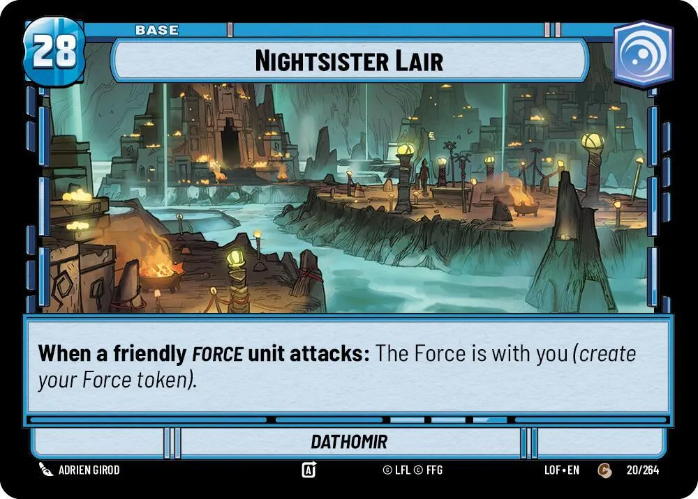 Nightsister Lair // Shield — Legends of the Force — Star Wars: Unlimited