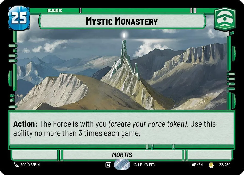 Mystic Monastery — Legends of the Force — Star Wars: Unlimited
