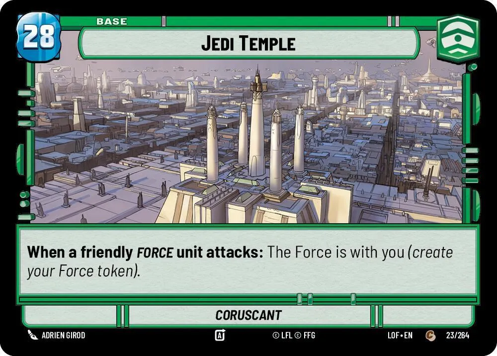 Temple Jedi — Legends of the Force — Star Wars: Unlimited