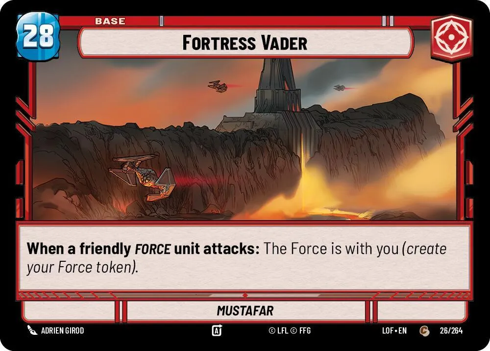 Fortress Vader // Experience — Legends of the Force — Star Wars: Unlimited