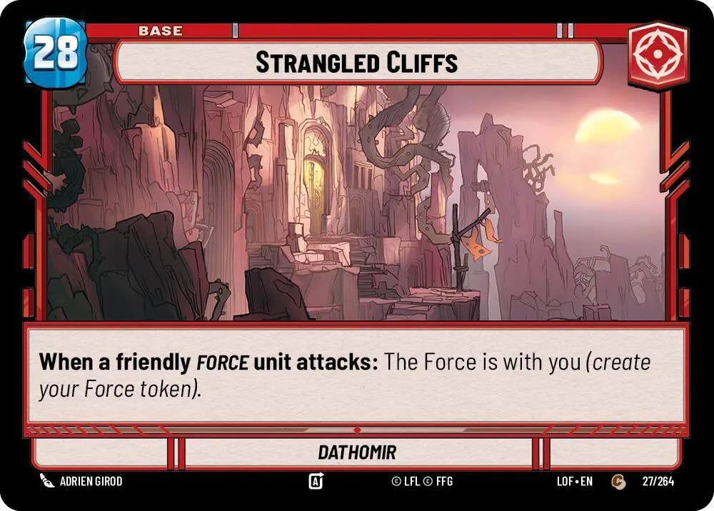 Strangled Cliffs // Experience — Legends of the Force — Star Wars: Unlimited