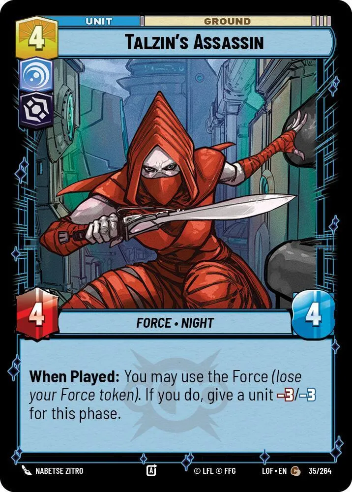 Talzin's Assassin — Legends of the Force — Star Wars: Unlimited