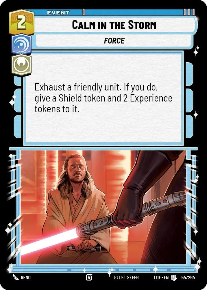 Le Calme au Cœur de la Tempête — Legends of the Force — Star Wars: Unlimited