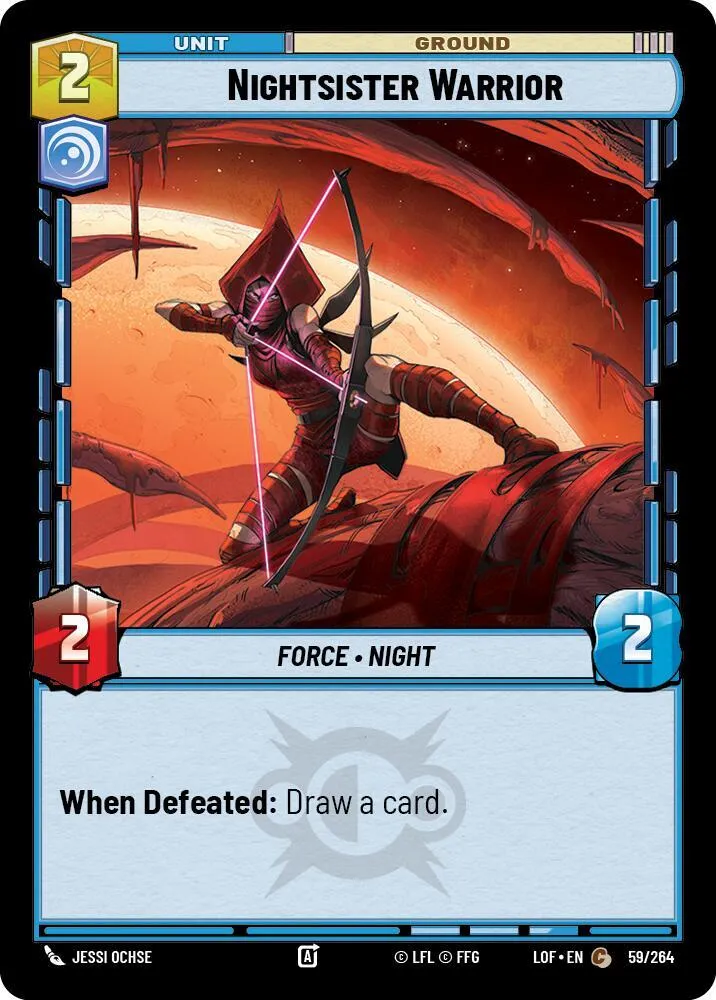 Nightsister Warrior — Legends of the Force — Star Wars: Unlimited