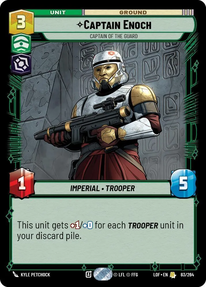Captain Enoch - Captain of the Guard — Legends of the Force — Star Wars: Unlimited