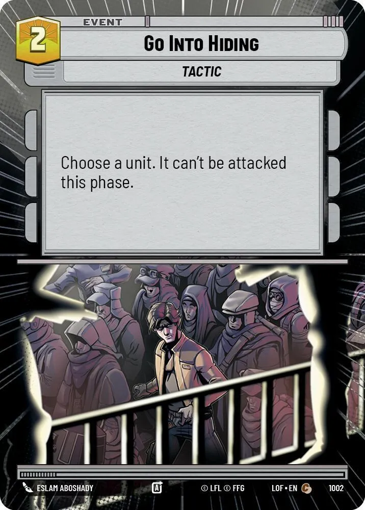 Entrer en Clandestinité — Legends of the Force — Star Wars: Unlimited