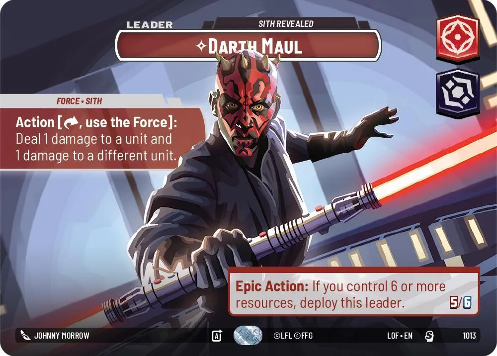 Dark Maul - Sith Avéré — Legends of the Force — Star Wars: Unlimited