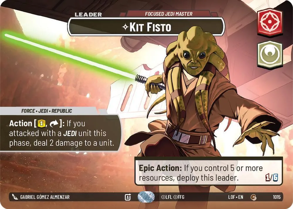 Kit Fisto - Focused Jedi Master — Legends of the Force — Star Wars: Unlimited