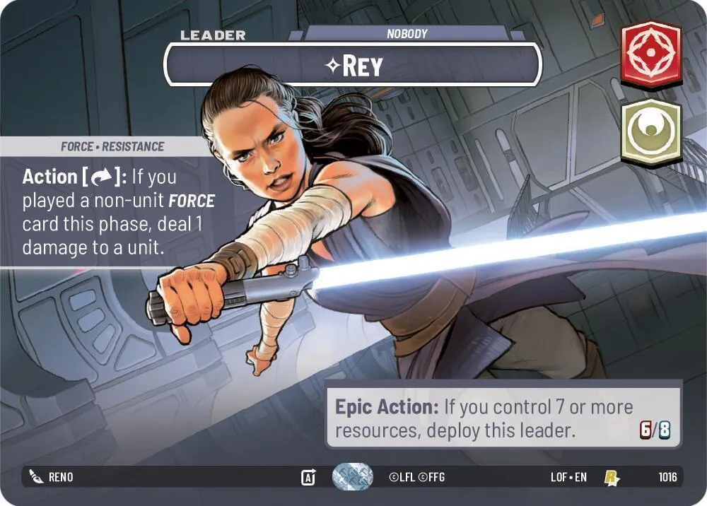 Rey - Nobody — Legends of the Force — Star Wars: Unlimited