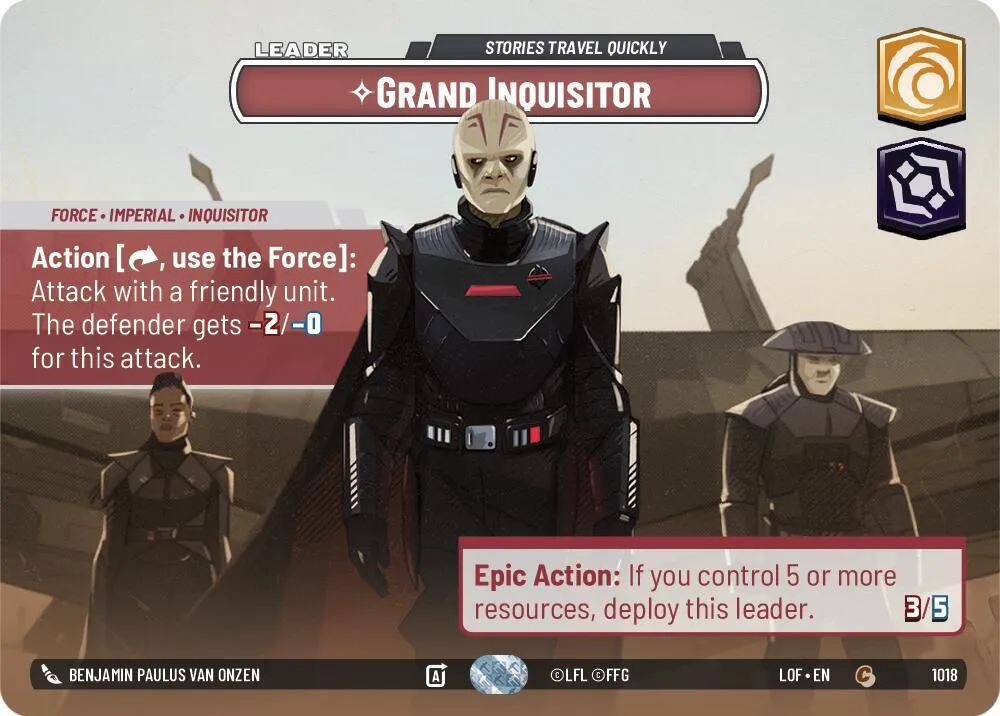 Grand Inquisiteur - Les Histoires Circulent Vite — Legends of the Force — Star Wars: Unlimited