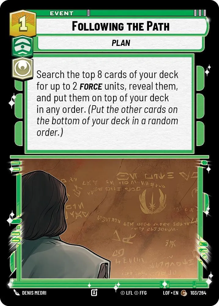 Suivre le Passage — Legends of the Force — Star Wars: Unlimited