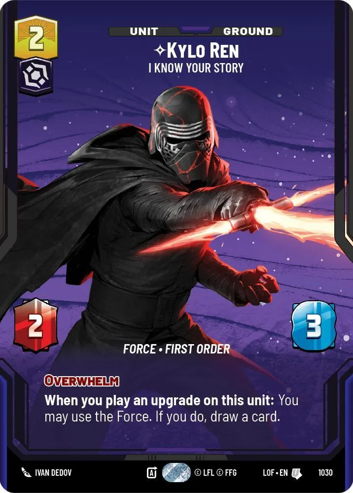 Kylo Ren - I Know Your Story — Legends of the Force — Star Wars: Unlimited