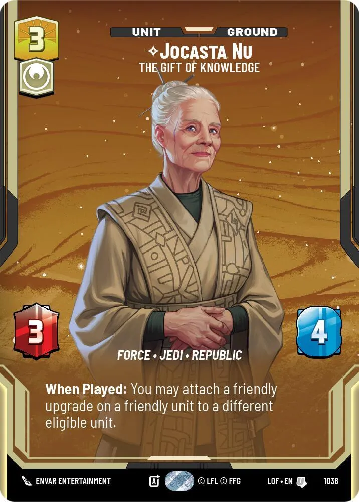 Jocasta Nu - The Gift of Knowledge — Legends of the Force — Star Wars: Unlimited
